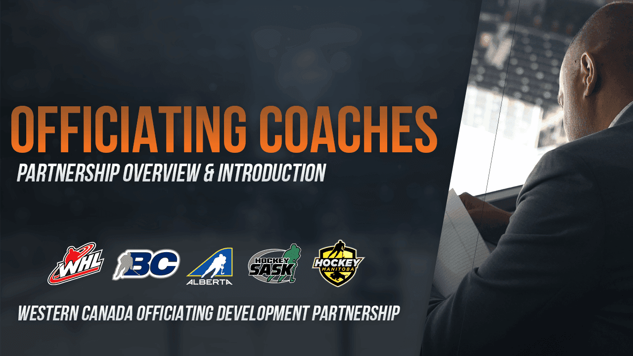 Western Canada Officiating Coaches Development Partnership - Partnership Overview & Introduction image