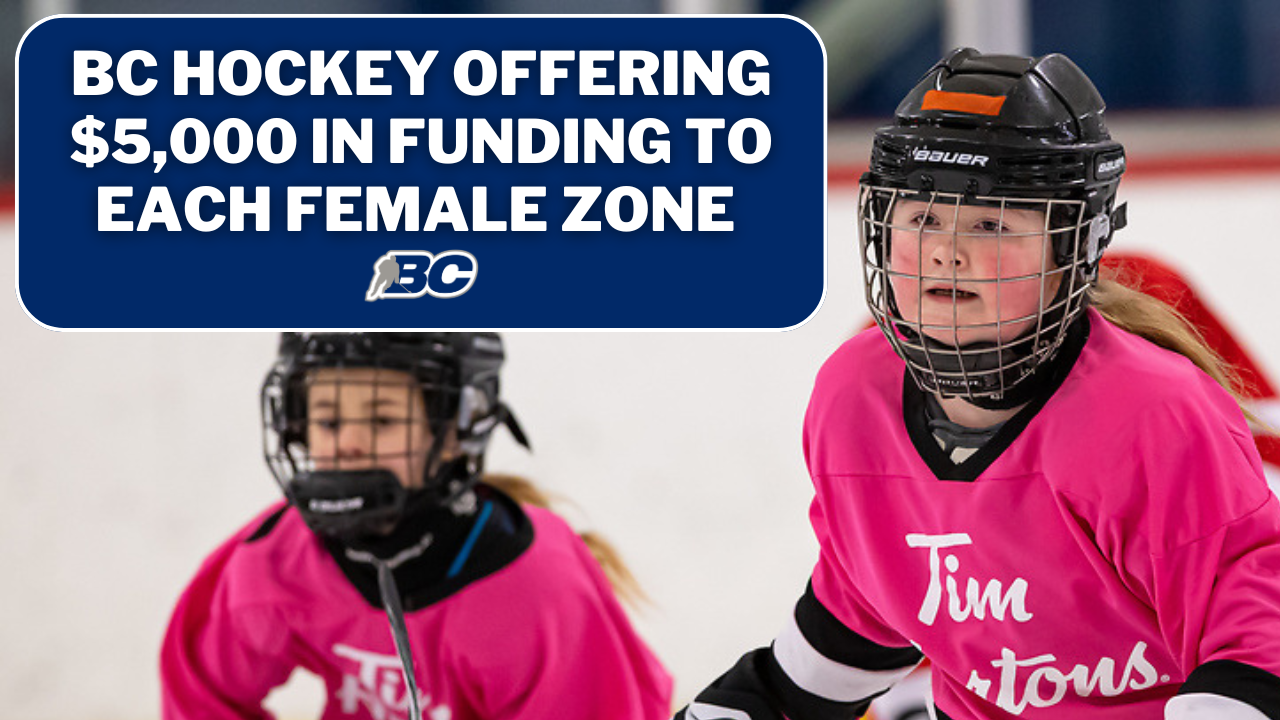BC HOCKEY OFFERING FUNDING FOR FEMALE INITIATIVES image