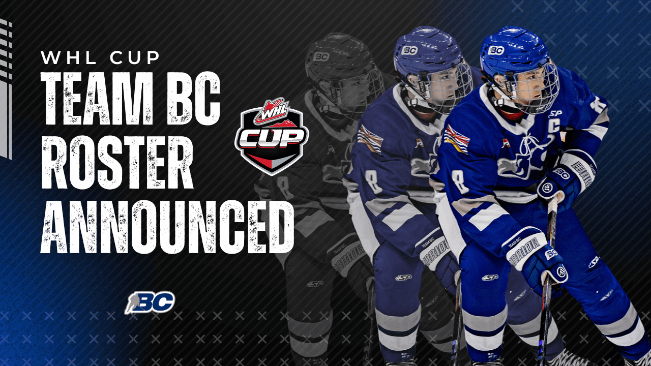 BC HOCKEY ANNOUNCES TEAM BC ROSTER AHEAD OF 2024 WHL CUP image